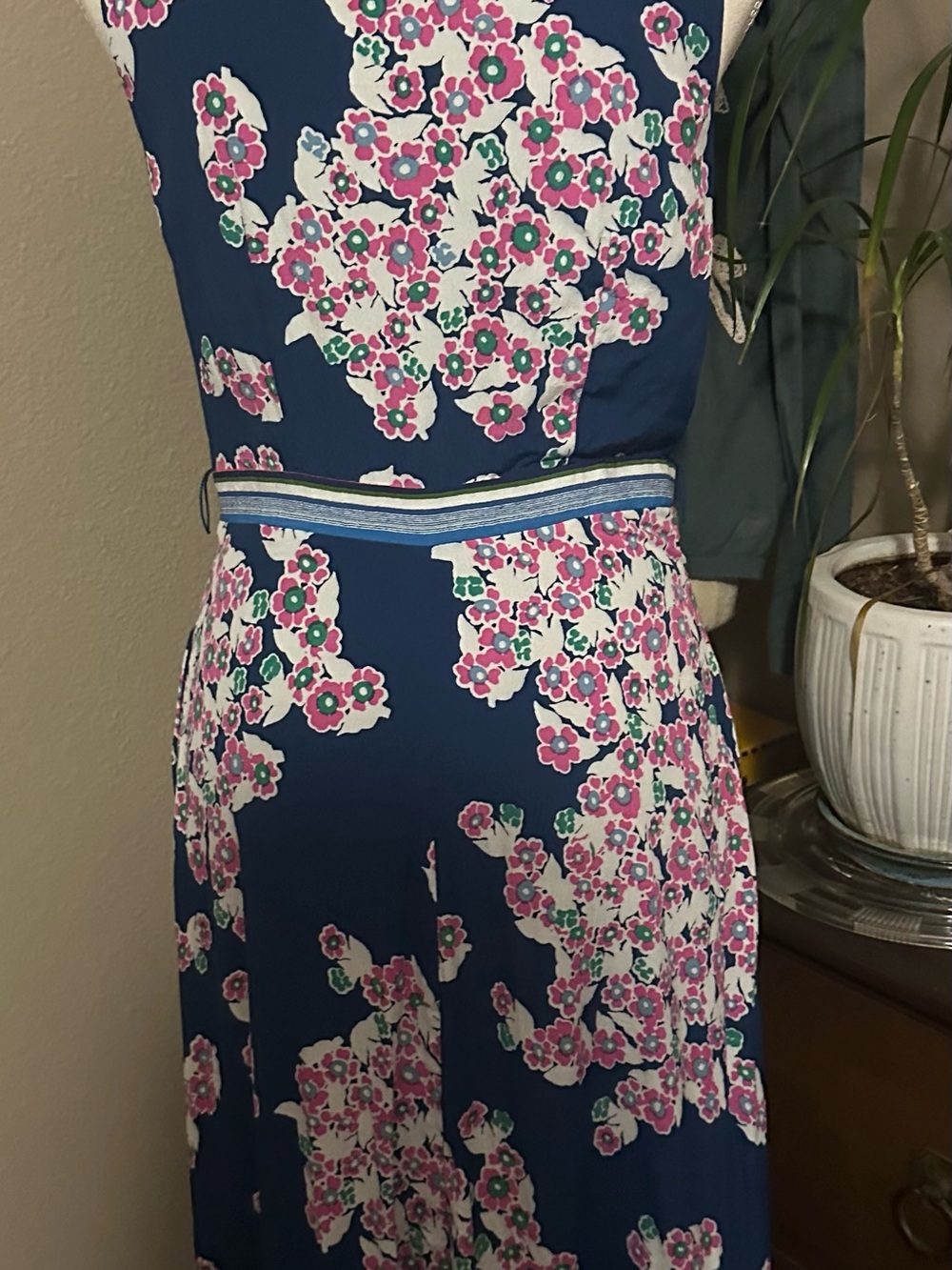 Anthropologie Maeve botanica Asymmetrical Floral Wrap Dress - Picture 7 of 9